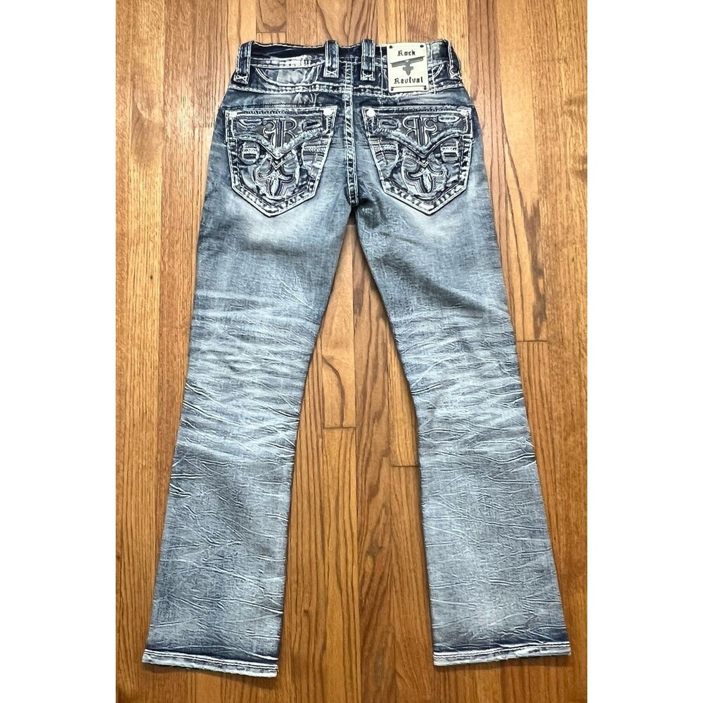 Rock Revival Jeans Nash SB200 Slim Boot Stretch Men’s Size 26x29